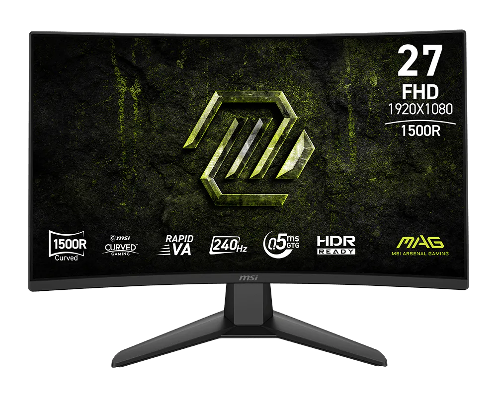 Monitor 27 MSI Mag Curvo FHD 240Hz VA 0.5 Ms 274CF X24