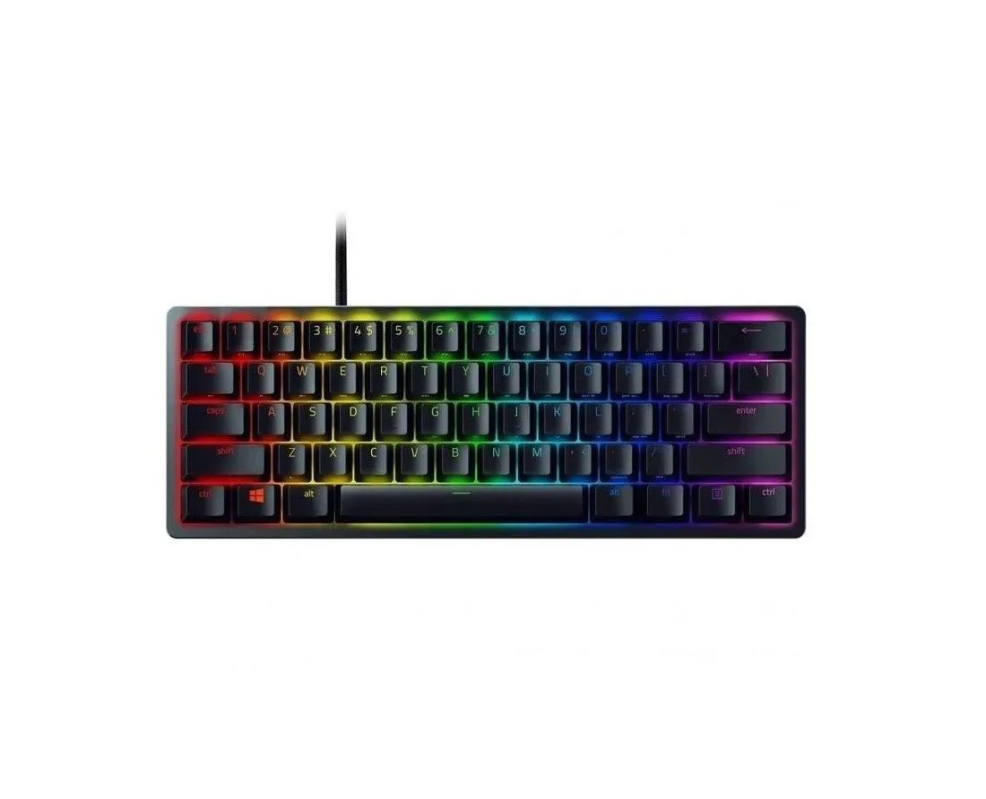 Periféricos Teclado Gamer Razer Huntsman Mini 60% Optical Switch Purple Gamer Mecanico RZ03-03392900-R311