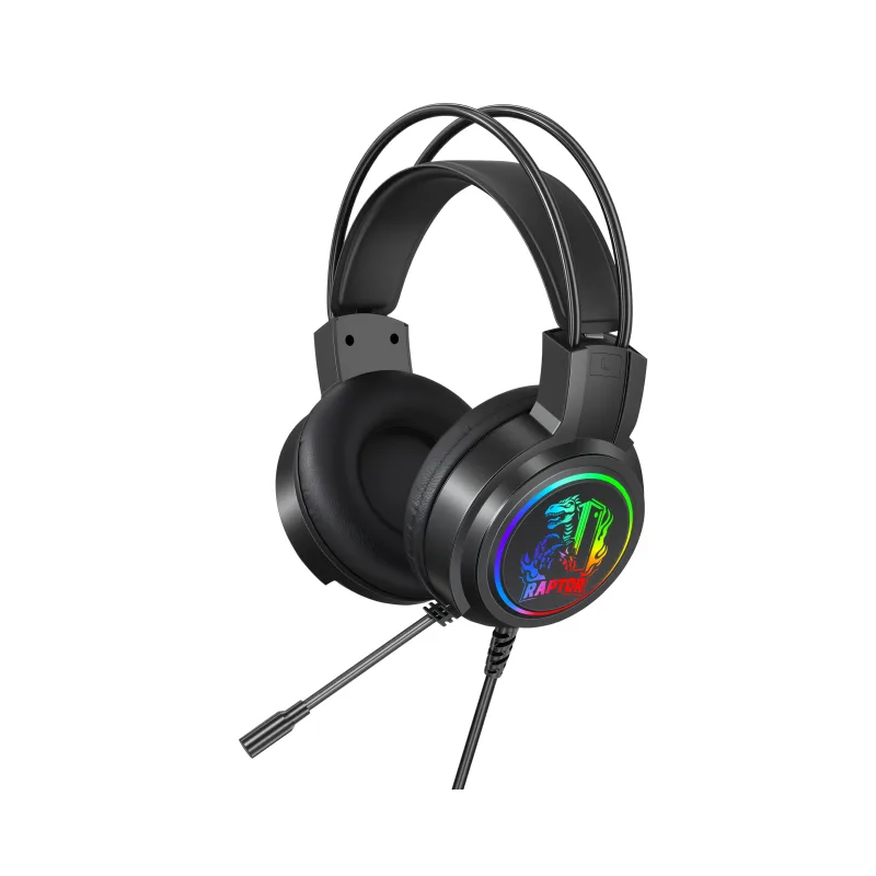 Auricular Gamer/PS4/PC Raptor Shadow Core RGB Black Jack 3.5mm