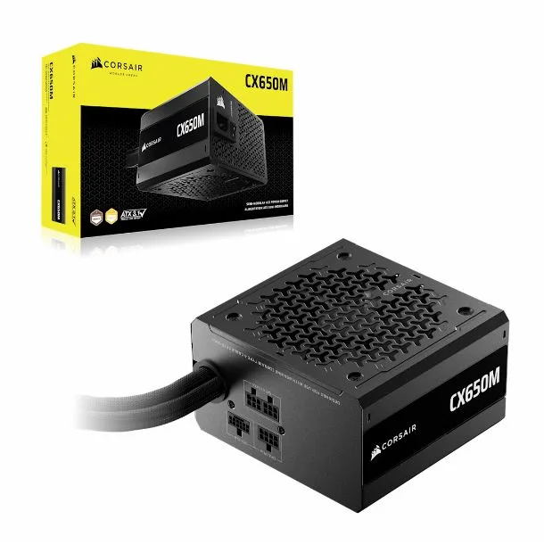 Fuente PC Certificada Corsair CX650M 80+ Bronze Semi-Modular 650W