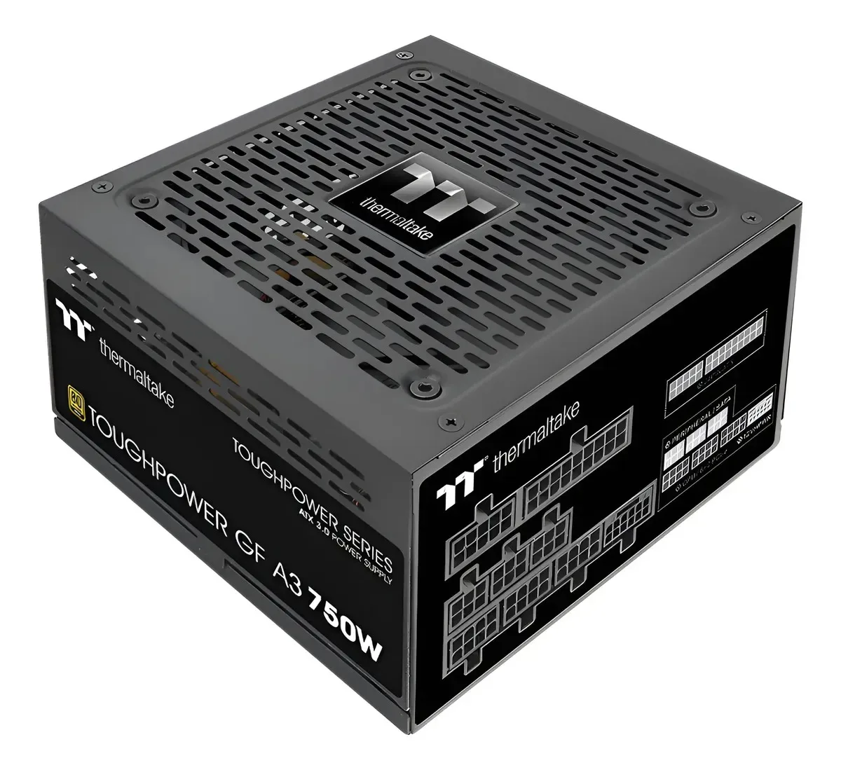 Fuente PC Certificada Thermaltake Gf A3 Black 80+ Gold Modular 750W
