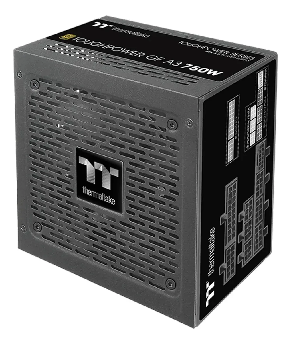 Fuente PC Certificada Thermaltake Gf A3 Black 80+ Gold Modular 750W — foto 2
