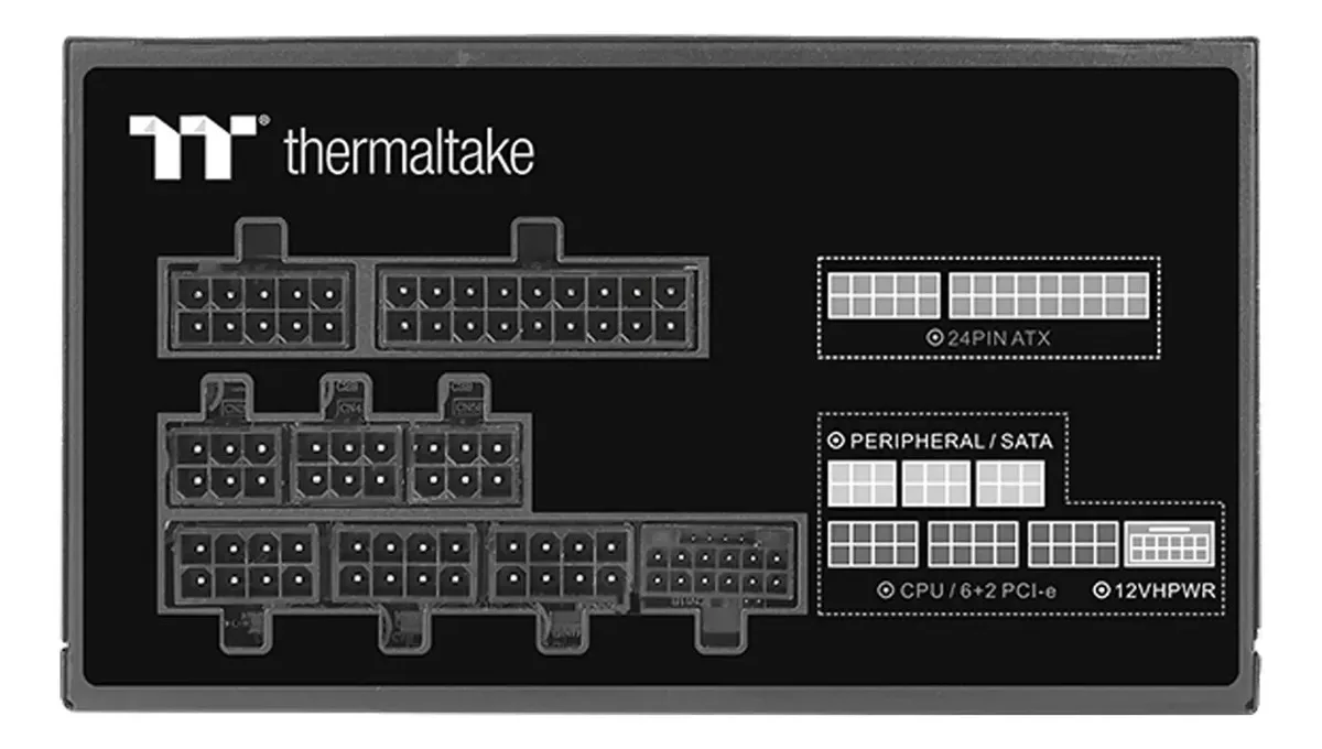 Fuente PC Certificada Thermaltake Gf A3 Black 80+ Gold Modular 750W — foto 6