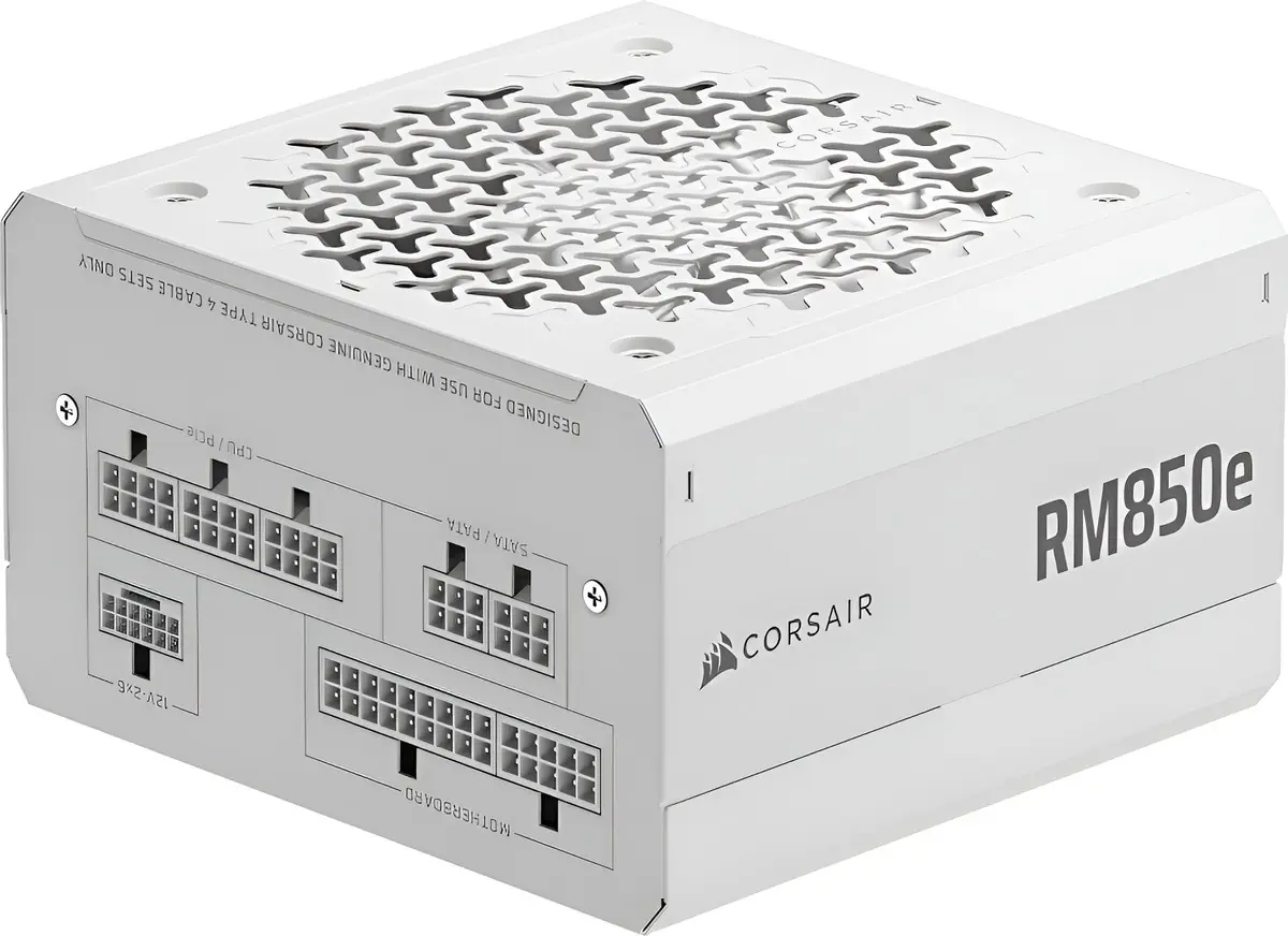 Fuente PC Certificada Corsair Rm850e Whitye 80+ Gold Modular 850W — foto 2