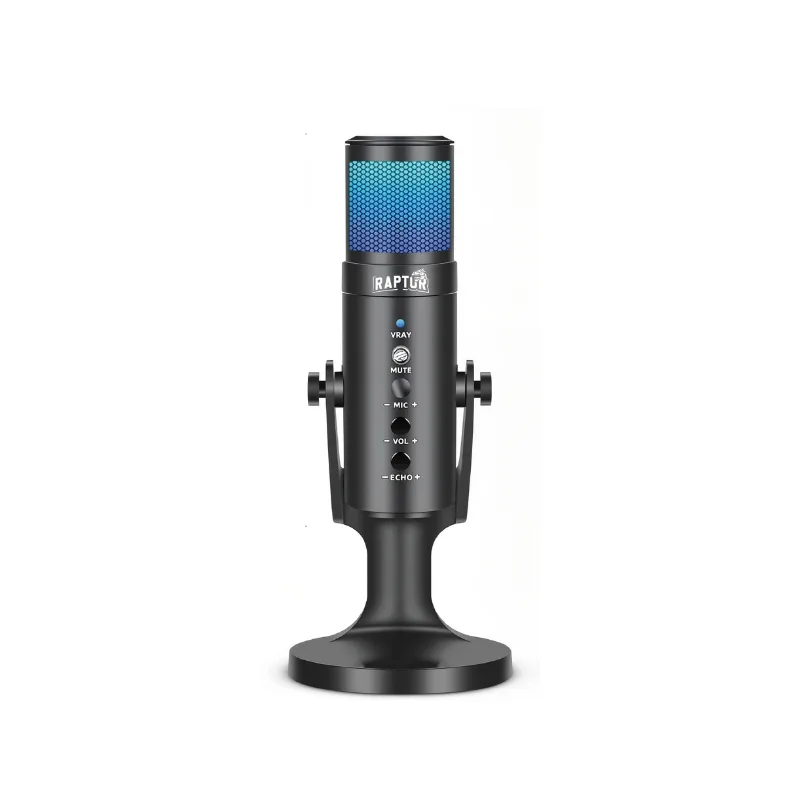 Periféricos Micrófono Raptor Vox Pro RGB Black RAP-MICRO-PRO-RGB-USB
