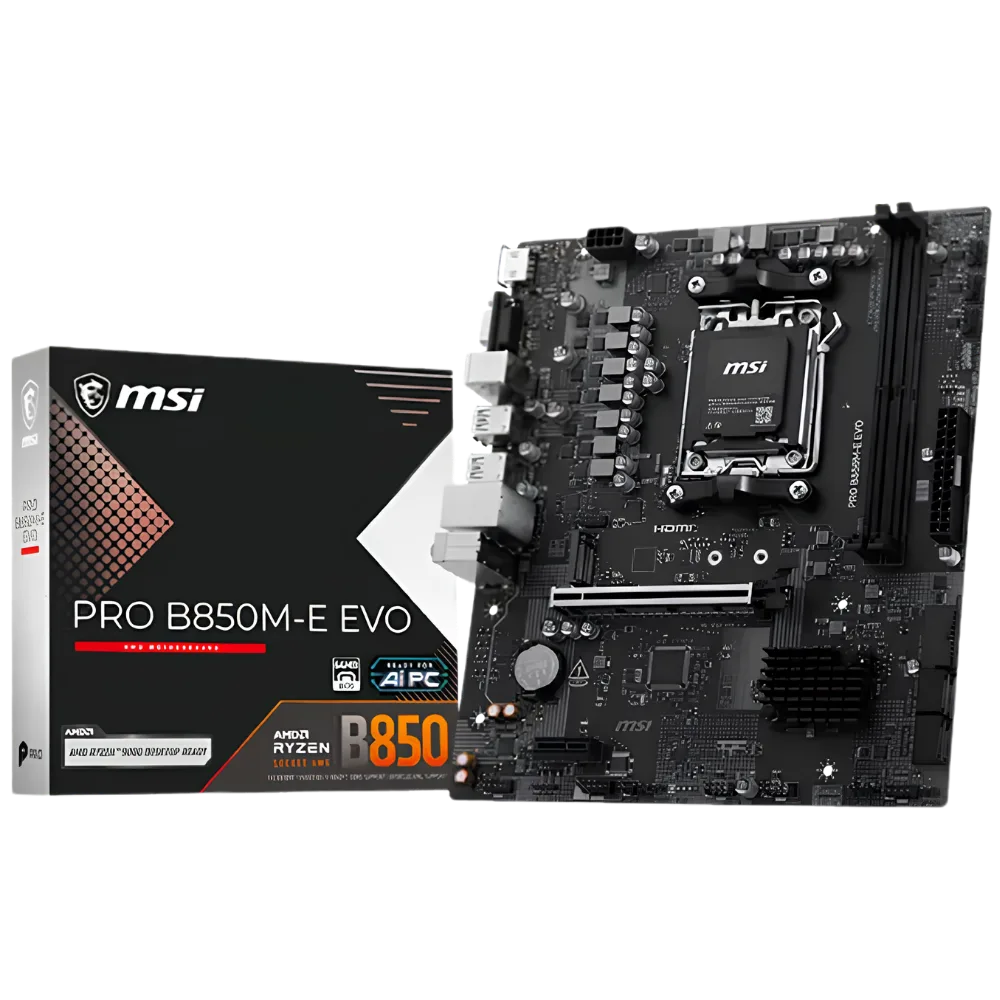 Motherboard Amd MSI PRO B850M-E EVO AM5 — foto 6