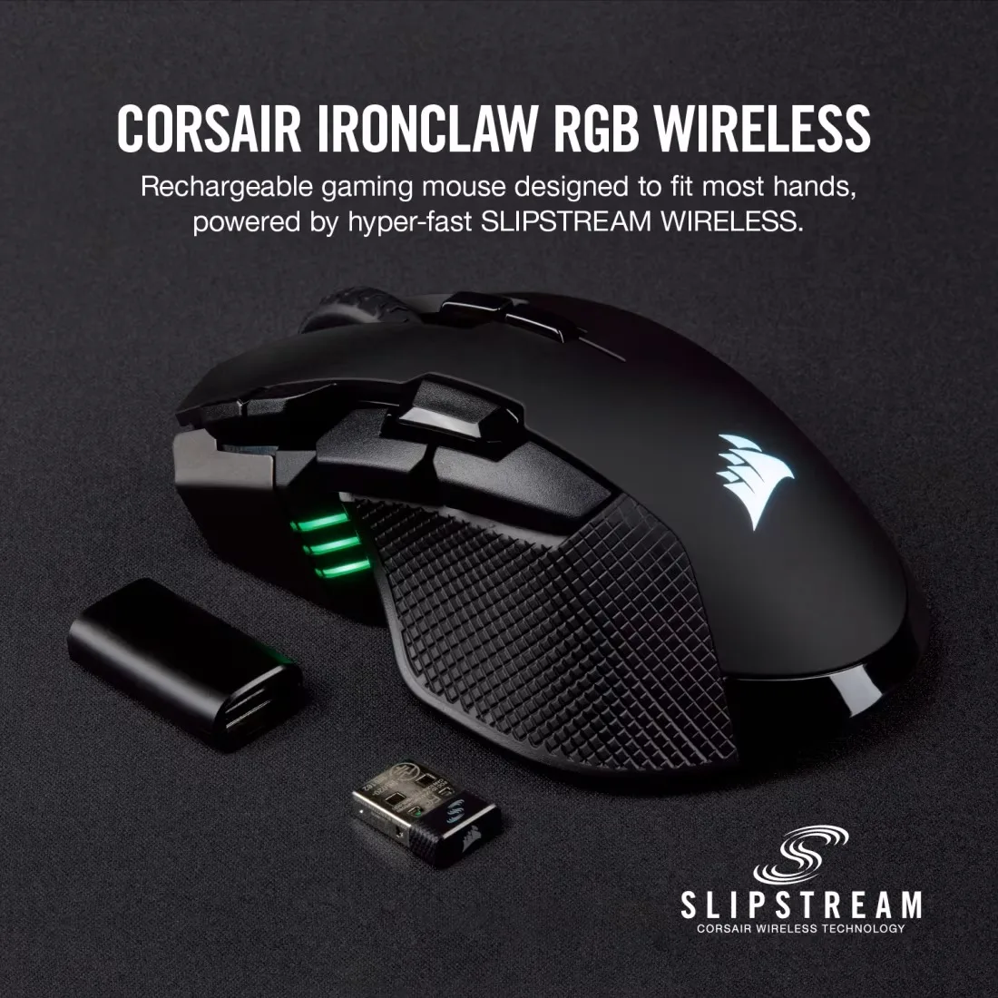 Periféricos Mouse Gamer Corsair IronClaw RGB Wireless CH-9317011-NA — foto 4