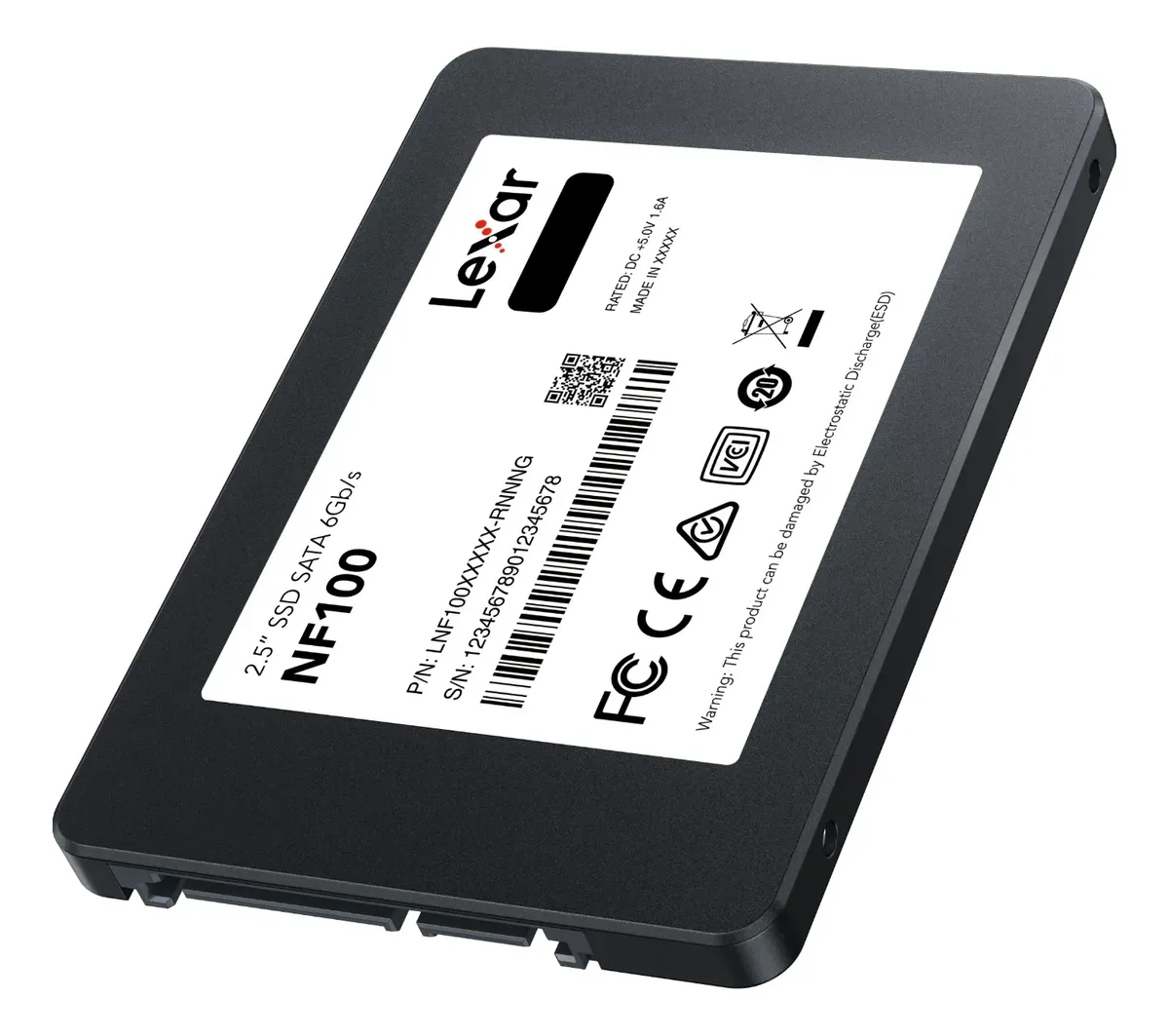 Disco Interno SSD LEXAR NF100 250GB 2.5” SATA III