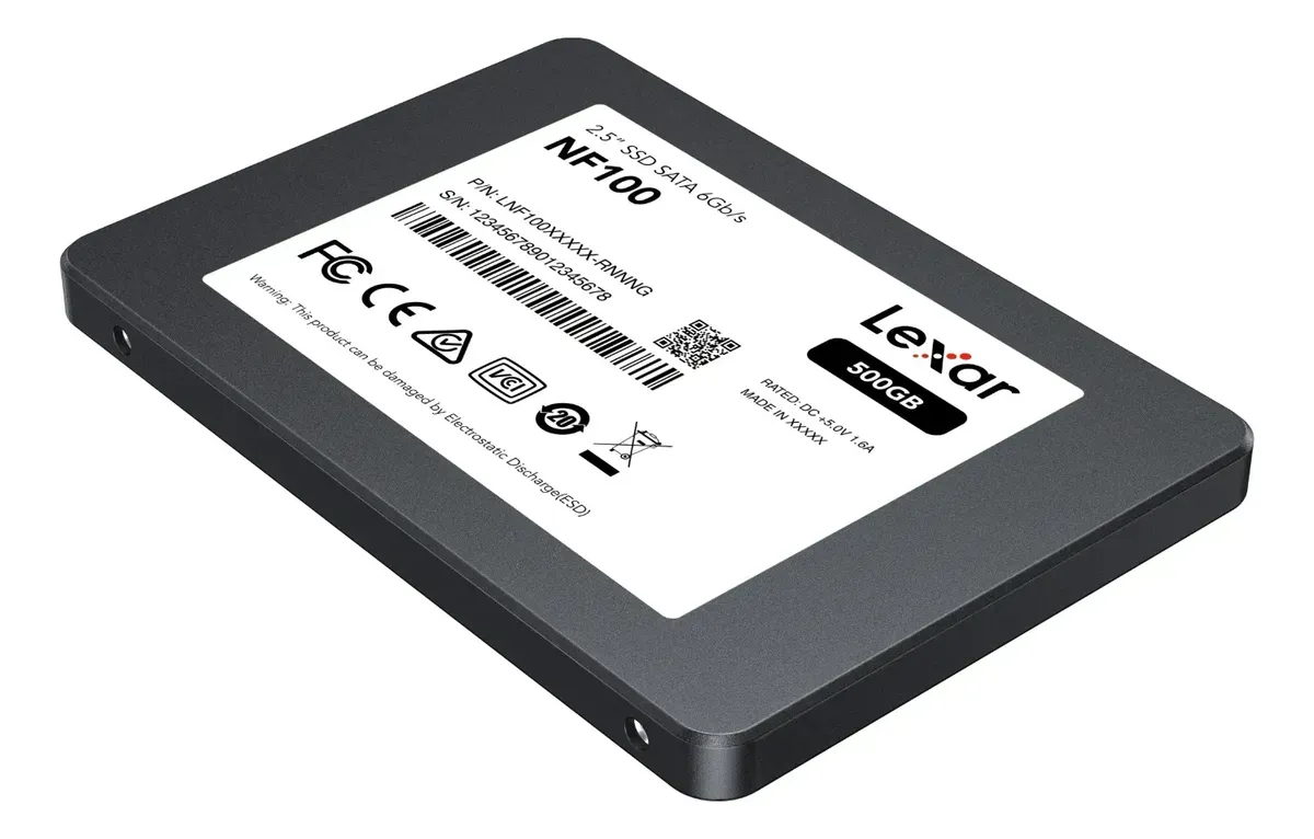 Disco Interno SSD LEXAR NF100 500GB 2.5” SATA III