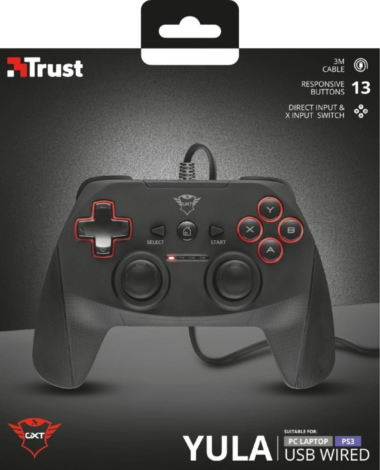 Joystick PC Y PS3 Trust Yula GXT540