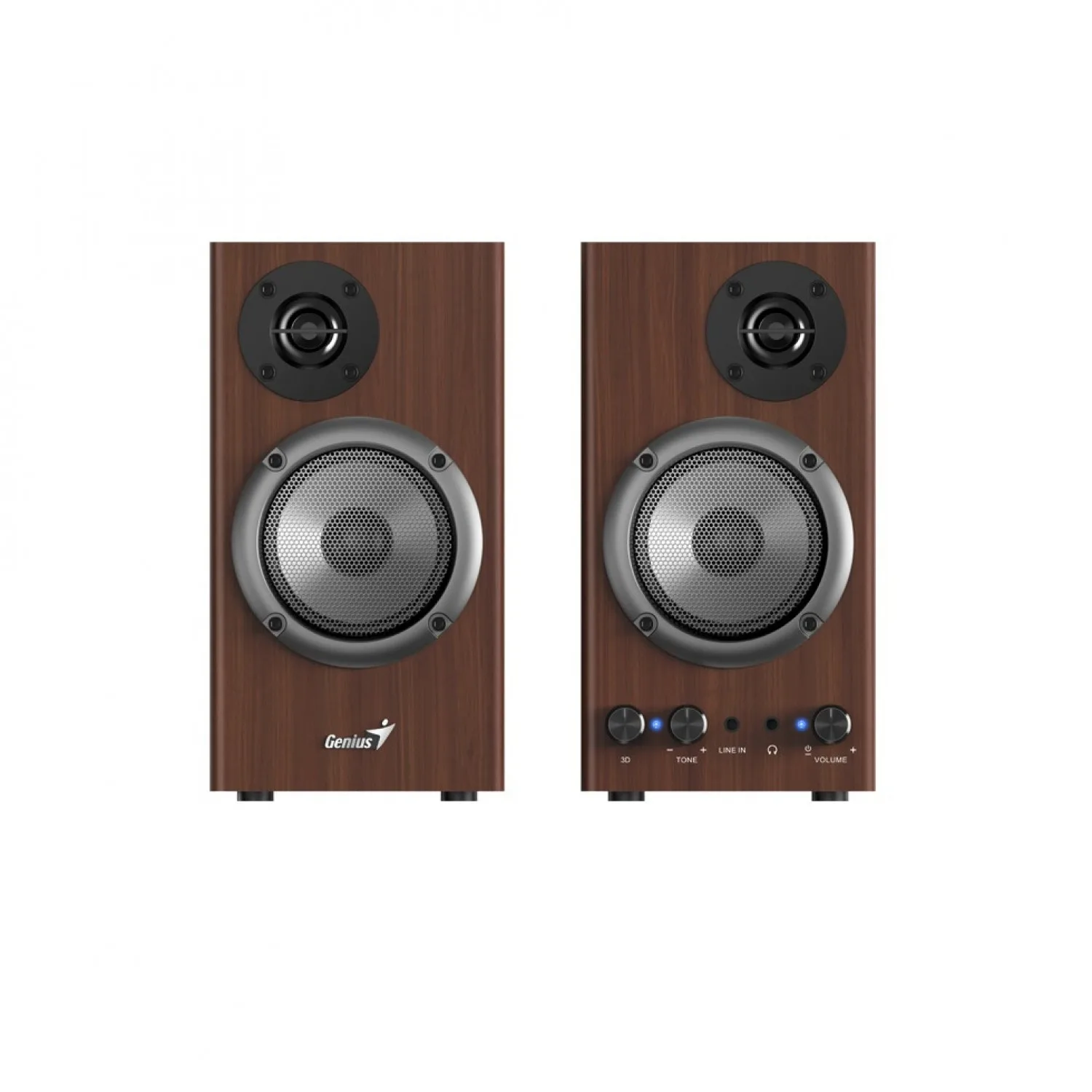Parlante 2.0 Genius Wood CH USB-C SP-HF500B
