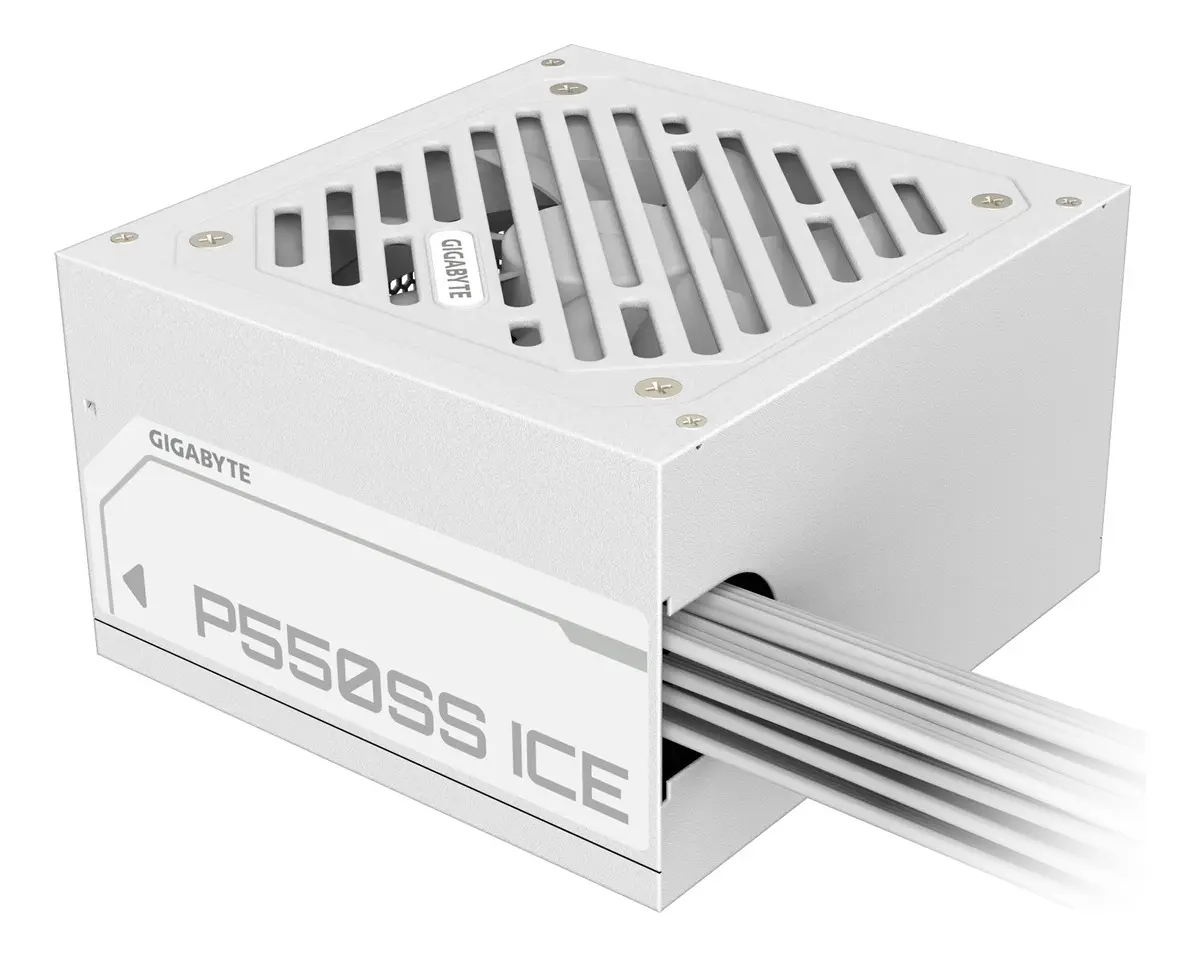 Fuente PC Certificada Gigabyte 80+ Silver GP-P550SS Ice 550W — foto 2