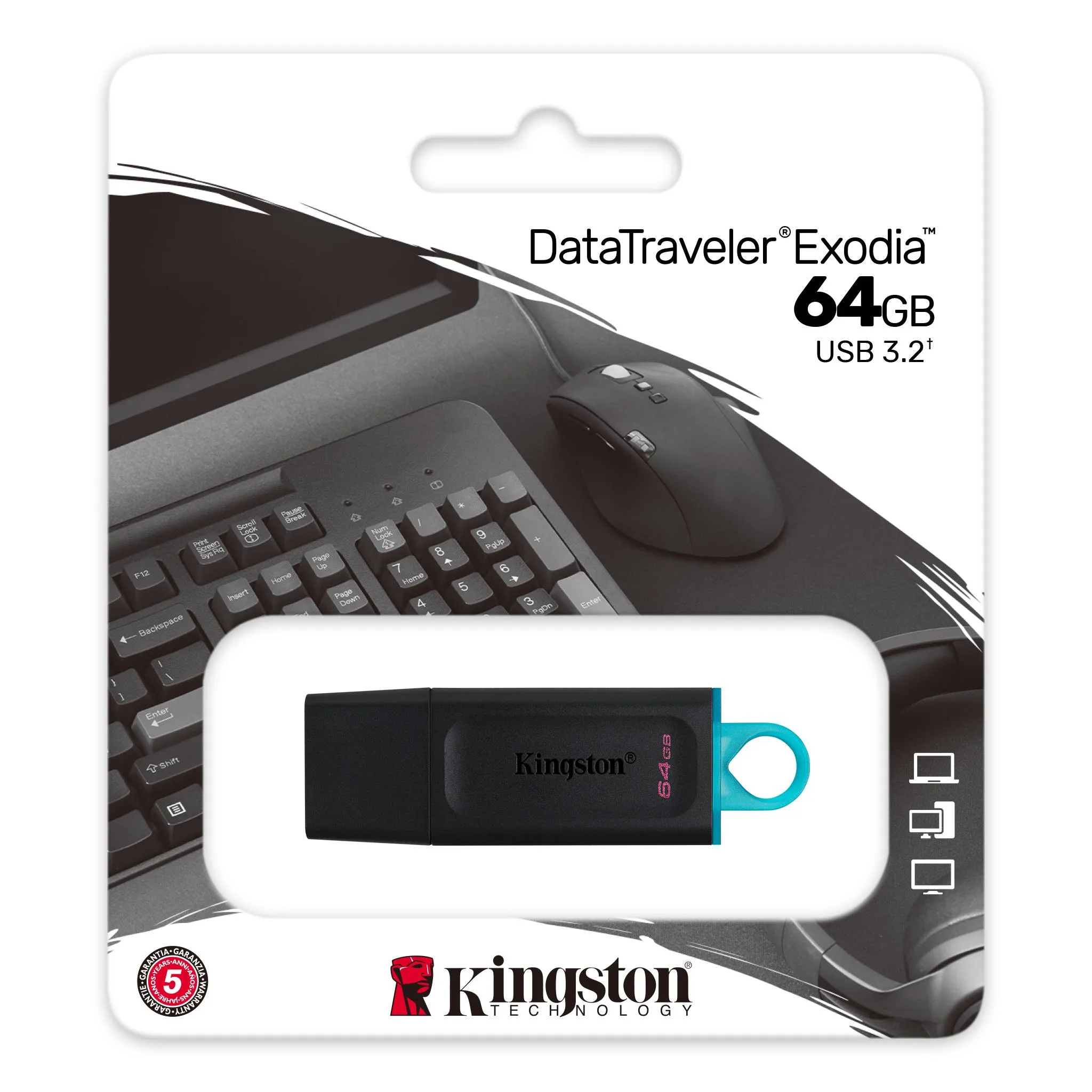 Varios Pendrive Kingston USB 3.2 DTX G2 64GB