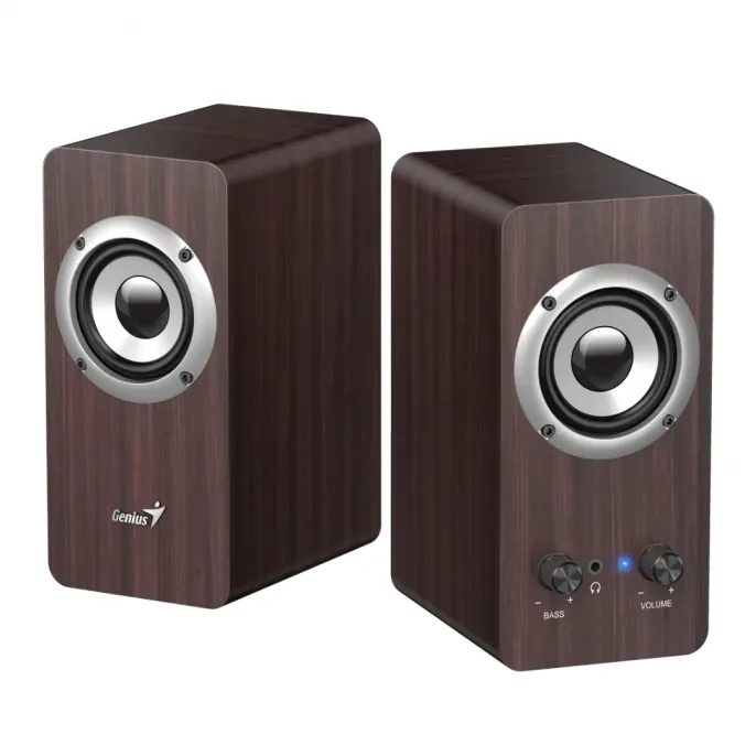 Parlante 2.0 Genius Dark Brown 10W SP-HF400