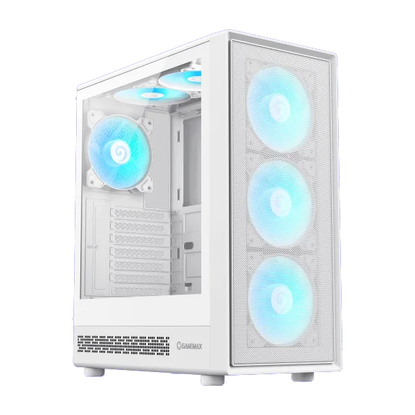 Gabinete Gamer Gamemax Storm 2 AW X6 Fan ARGB White