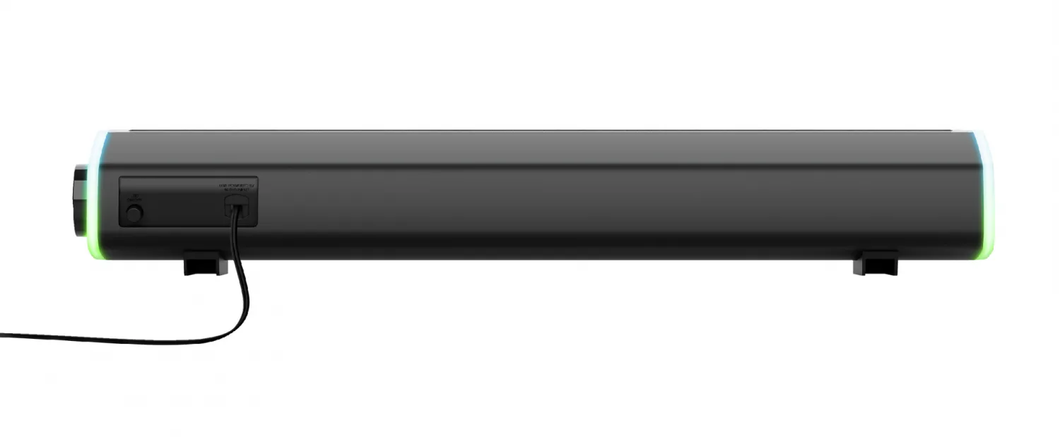 Parlante 2.0 Trust Barra De Sonido Axon RGB GXT 620
