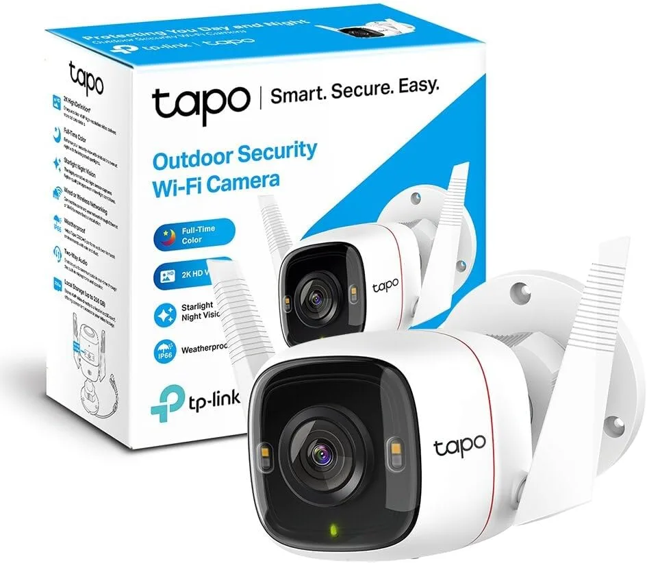 WiFi Cámara WiFi Tp Link Tapo 2k QHD Color C320WS