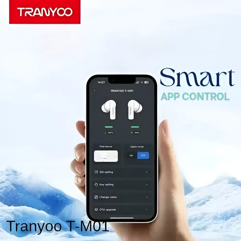 Auricular Bluetooth Tranyoo Bass White T-M01