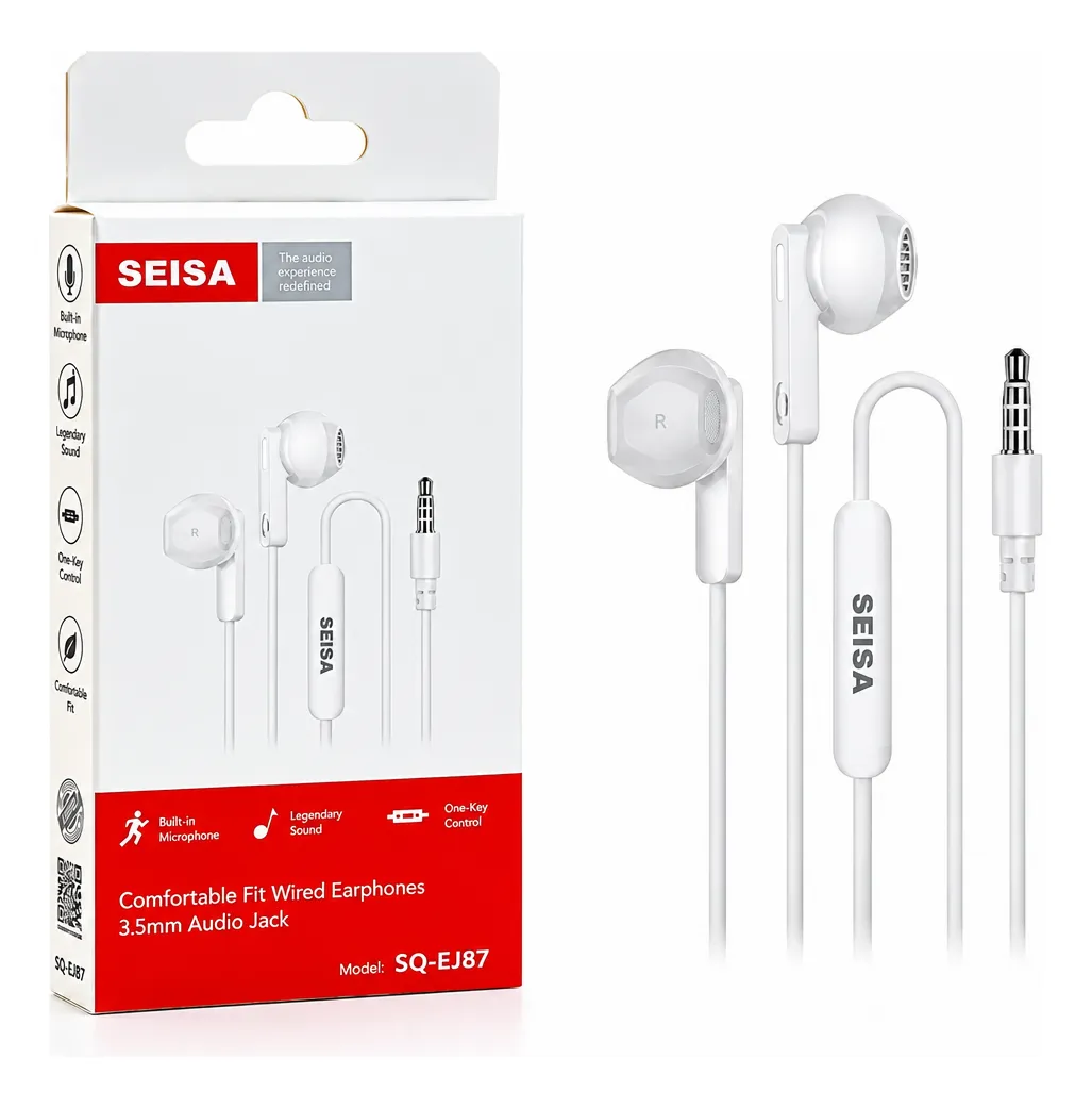 Auricular In Ear Seisa Plug 3.5mm SQ-EJ87