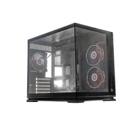Gabinete Gamer Evolabs Luma Black X3 Fan ARGB Micro ATX EVO-310MB