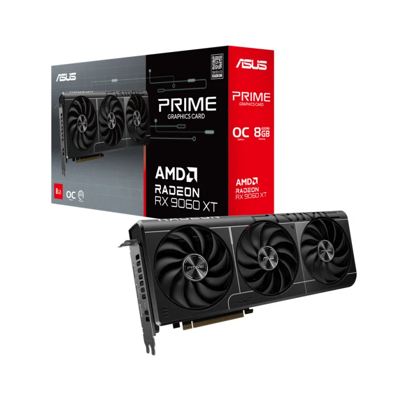 Placa De Video Asus Prime Rx 9060xt Oc 8gb