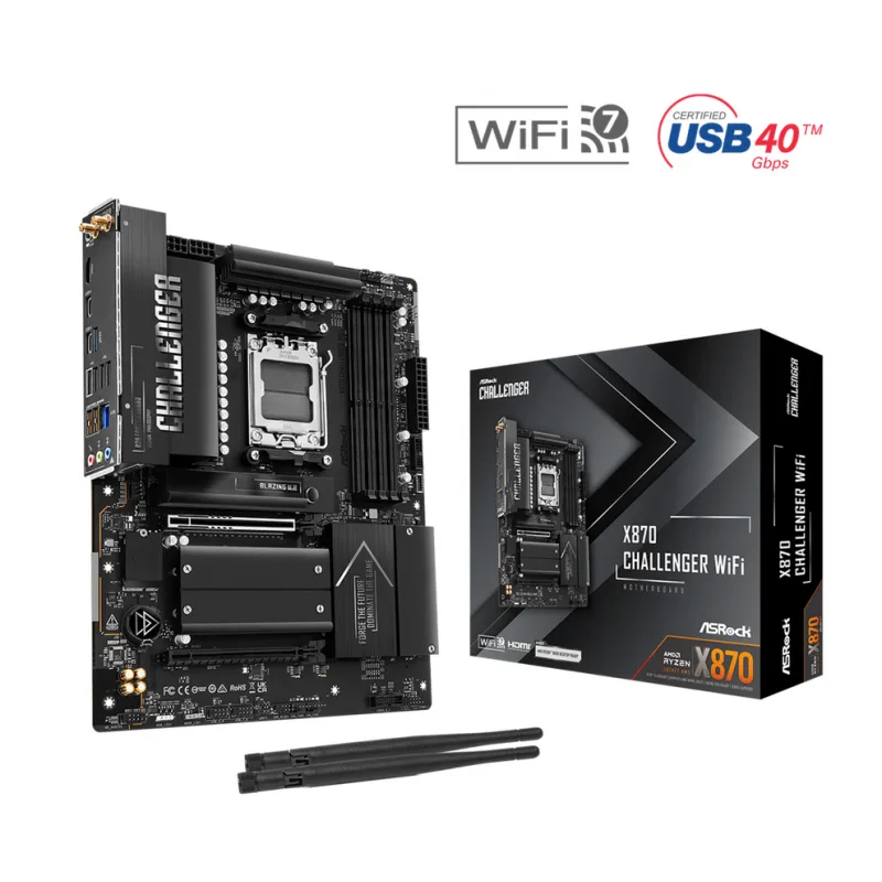 MOTHER ASROCK (AM5) X870 CHALLENGER WIFI