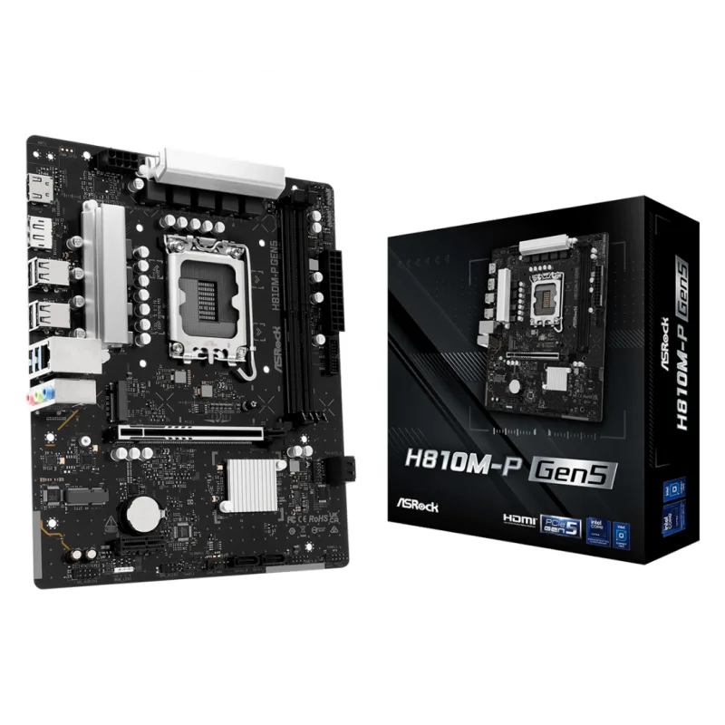 MOTHER ASROCK (LGA1851) H810M-P GEN5 INTEL