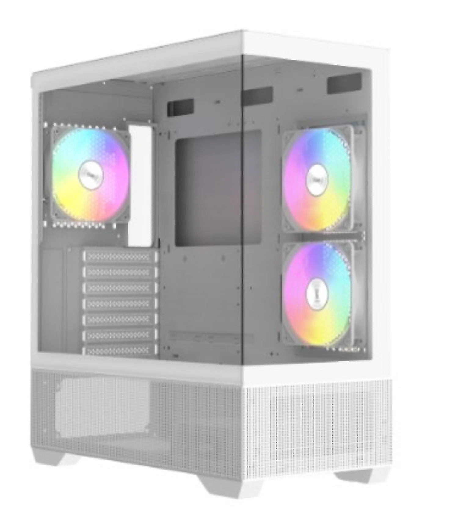 Gabinete Gamer Raidmax Infinita I801 Air White