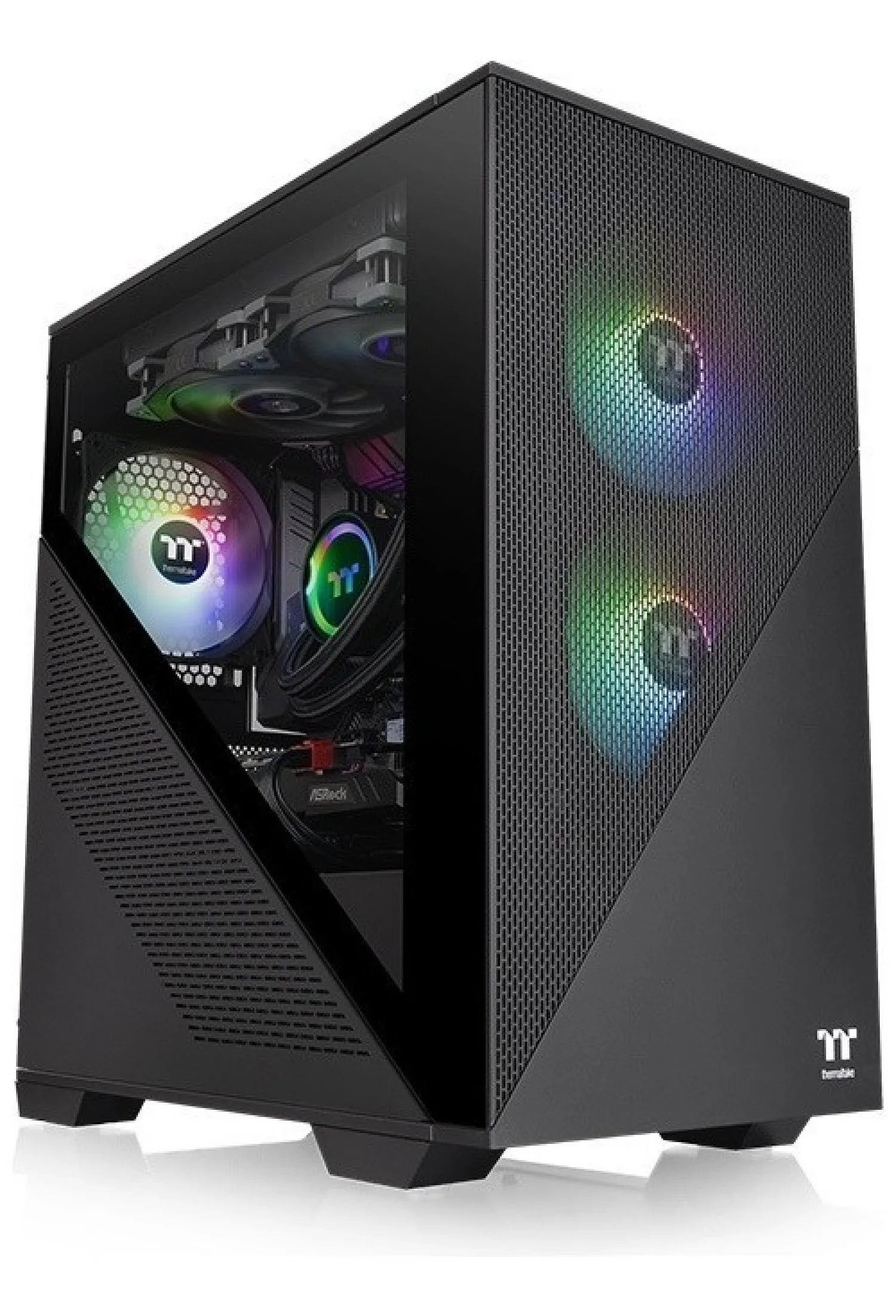 Gabinete Gamer Thermaltake Divider 170 Tg Argb Black Temp Glass — foto 9