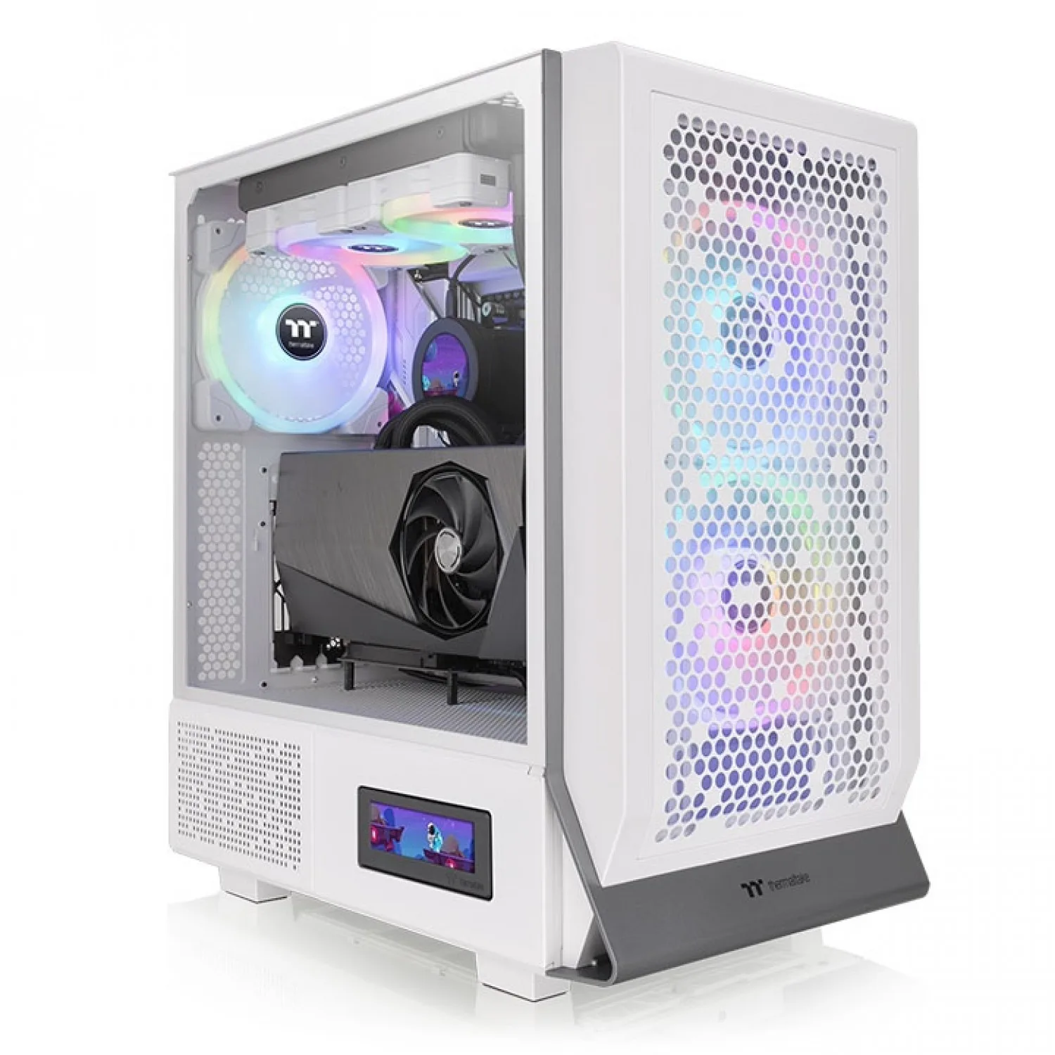 Gabinete Thermaltake Ceres 300 Tg Argb Snow White Tempered Glass — foto 8