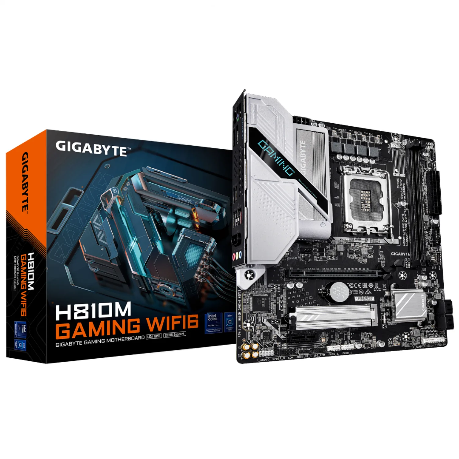 Mother Gigabyte (lga 1851) H810m Gaming Wifi6 — foto 9
