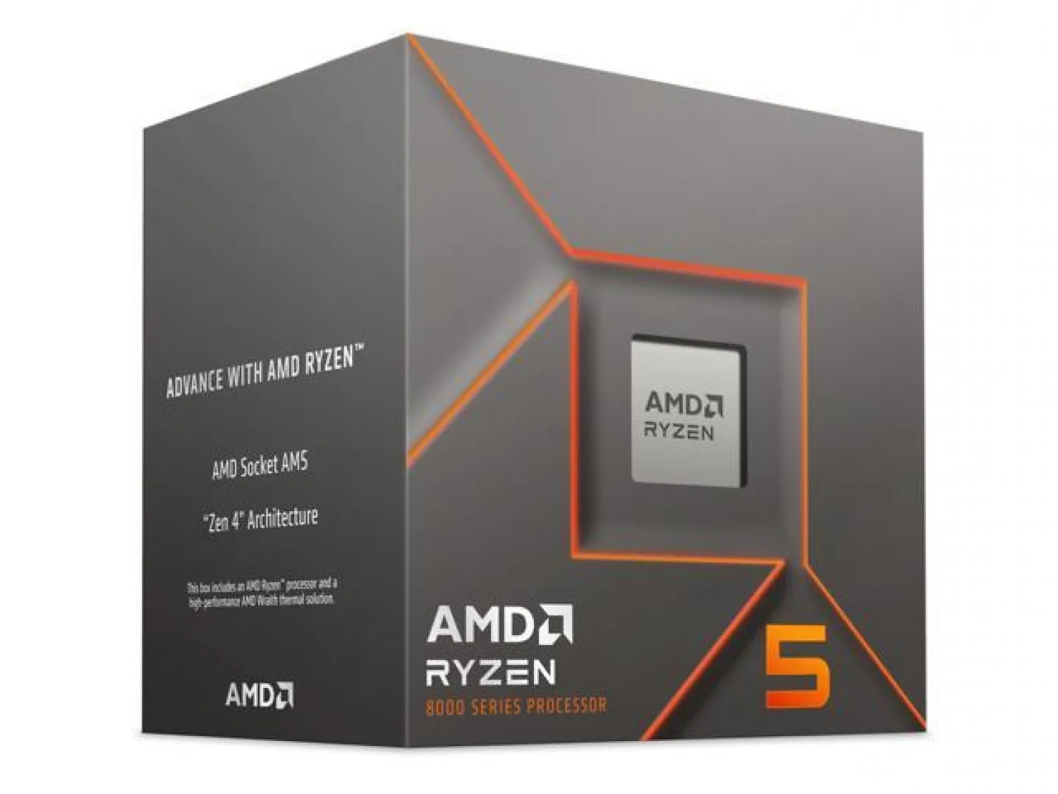 Procesador Amd (am5) Ryzen 5 8400f C/cooler