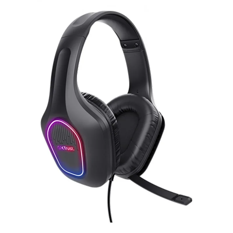 Auricular Gamer Trust Zirox Led Black Gxt416