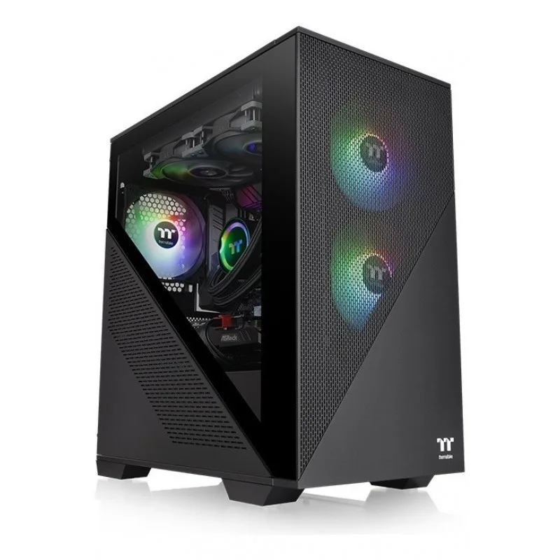 Gabinete Gamer Thermaltake Divider 170 Tg Argb Black Temp Glass — foto 10