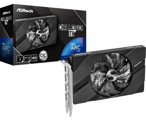 PLACA DE VIDEO ASROCK INTEL ARC A380 6GB CHALLENGER