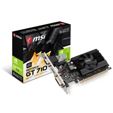 Placa de Video MSI NVIDIA GeForce GeForce GT 710 2GD3 LP