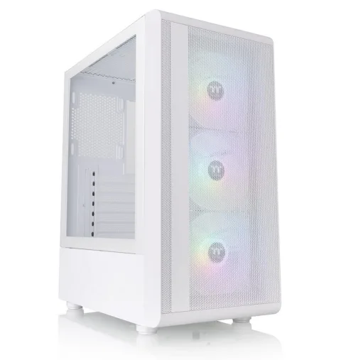 Gabinete Thermaltake S200 Plus Tg Argb Snow White Tempered Glass