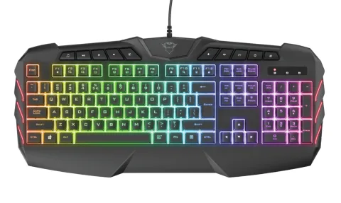 Periféricos Teclado Gamer Trust Odyss Semi-Mech RGB 23914