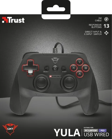 Joystick PC Y PS3 Trust Yula GXT540
