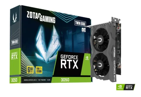 Placa De Video Nvidia Zotac Twind Edge OC RTX 3050 6GB GDDR6